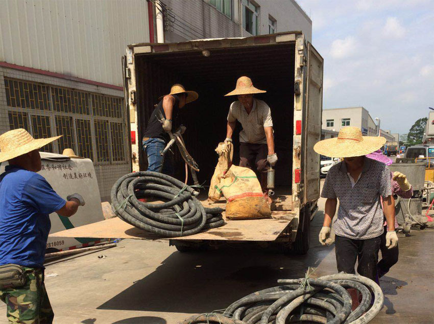 复兴一部件厂房地基出现下沉注浆加固